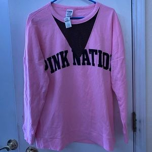PINK nation mesh shirt